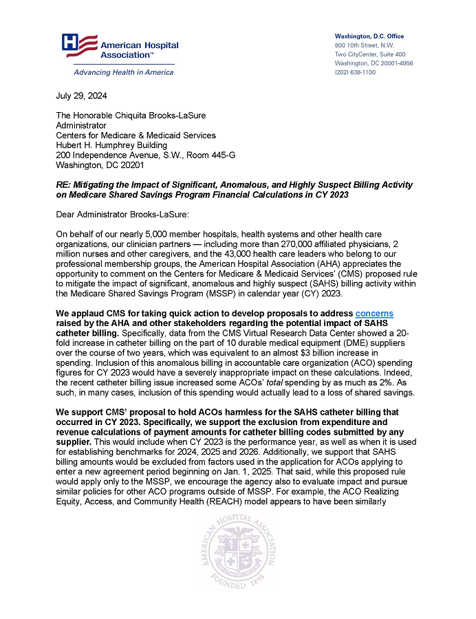 comments-on-cms-proposed-rule-on-fraudulent-billing-activity-within
